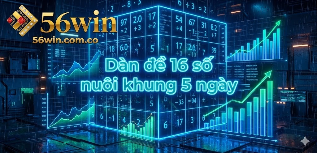 Dàn đề 16 số nuôi khung 5 ngày: Tuyệt kỹ kiếm tiền tỷ tại 56WIN 2 Sức mạnh tuyệt đối của chiến thuật dàn đề 16 số nuôi khung 5 ngày
